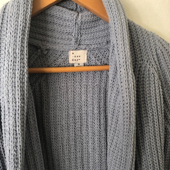 A New Day Blue Sweater. Size Medium. - Picture 2 of 6